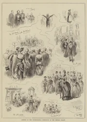 Inauguración de la Exposición Internacional en el Crystal Palace